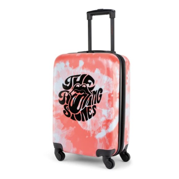 New! The Rolling Stones TIE DYE COLLECTION Luggage Wheeled Carry On Roller Bag - Picture 4 of 5